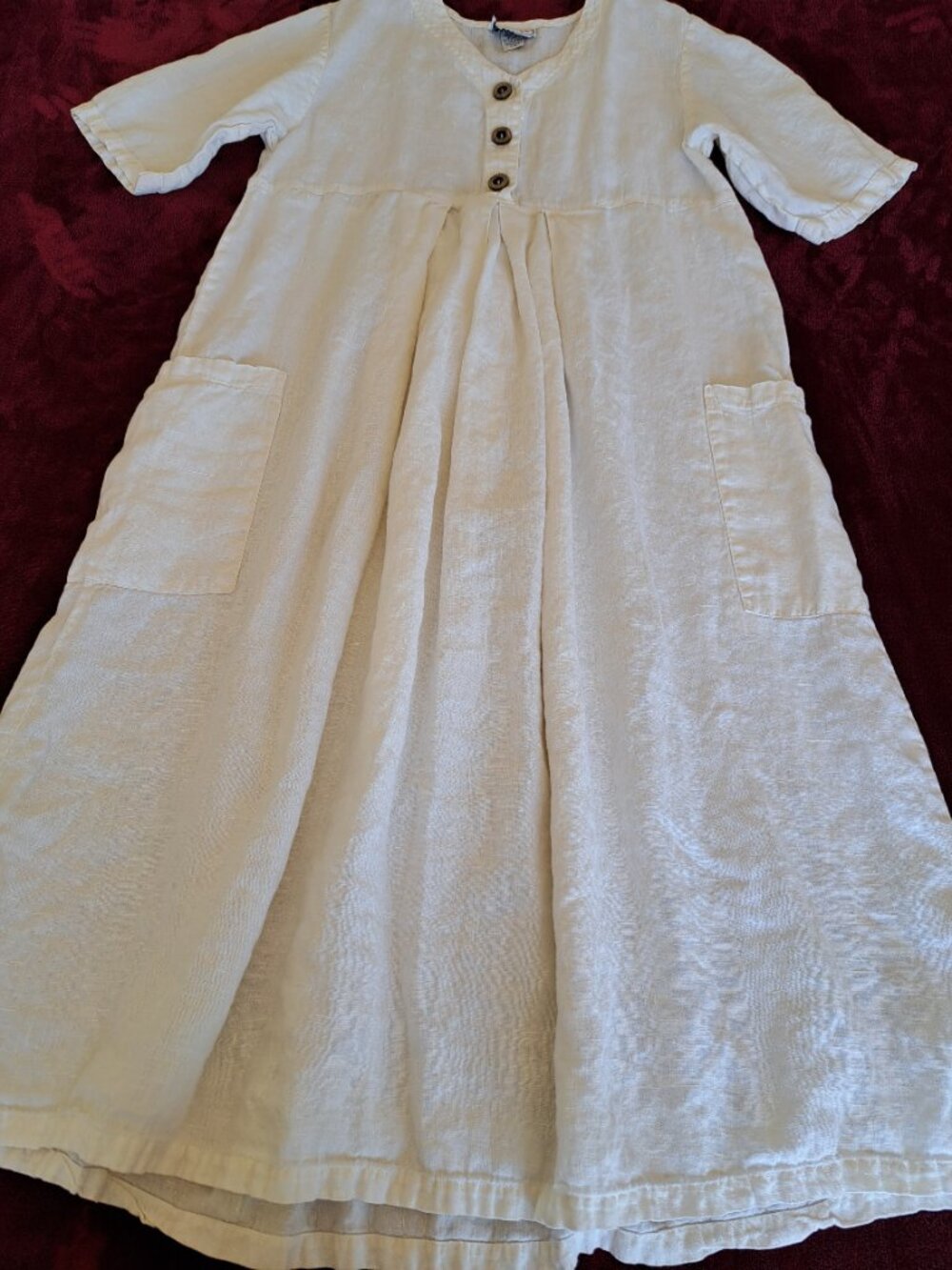 Women's Cotton/Linen Loose Amish Dress